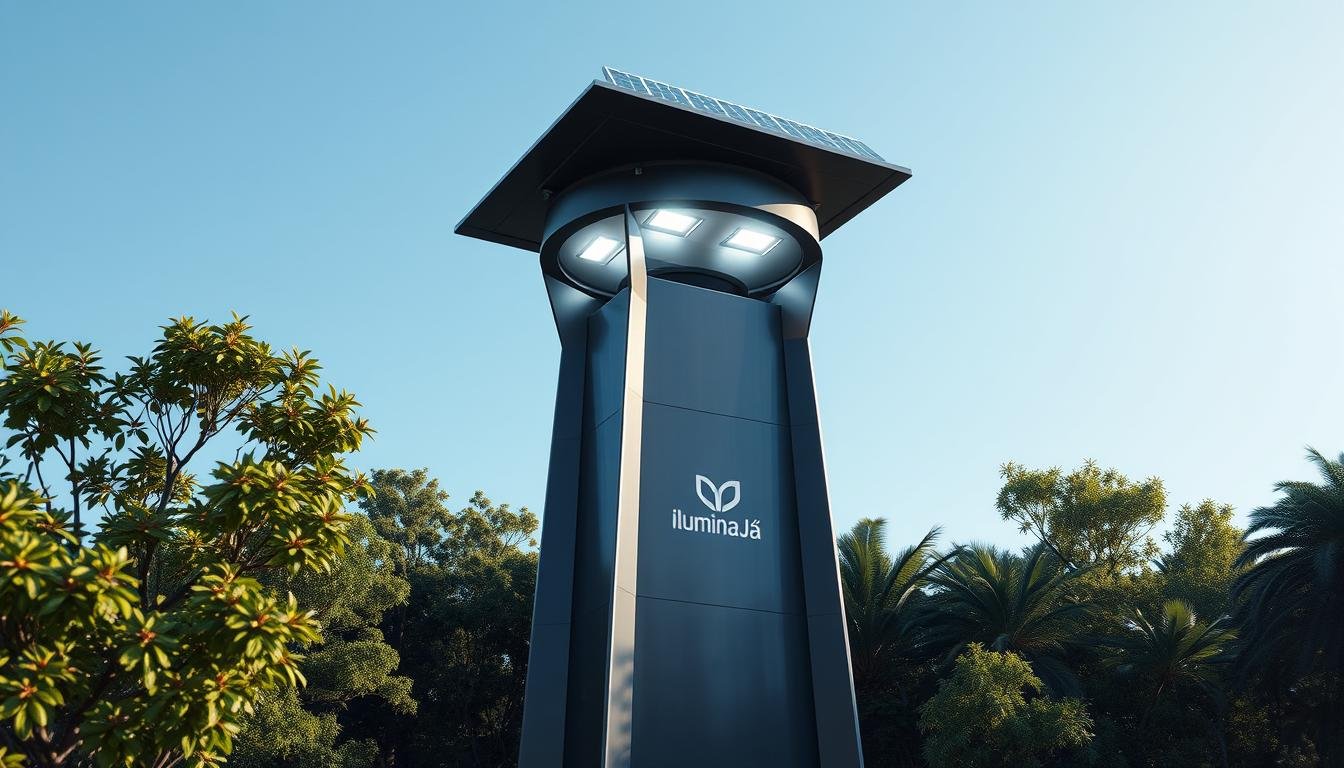 Torre de iluminação a solar: Entenda como funciona