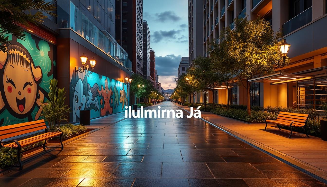 Iluminação estratégica em obras de revitalização urbana​